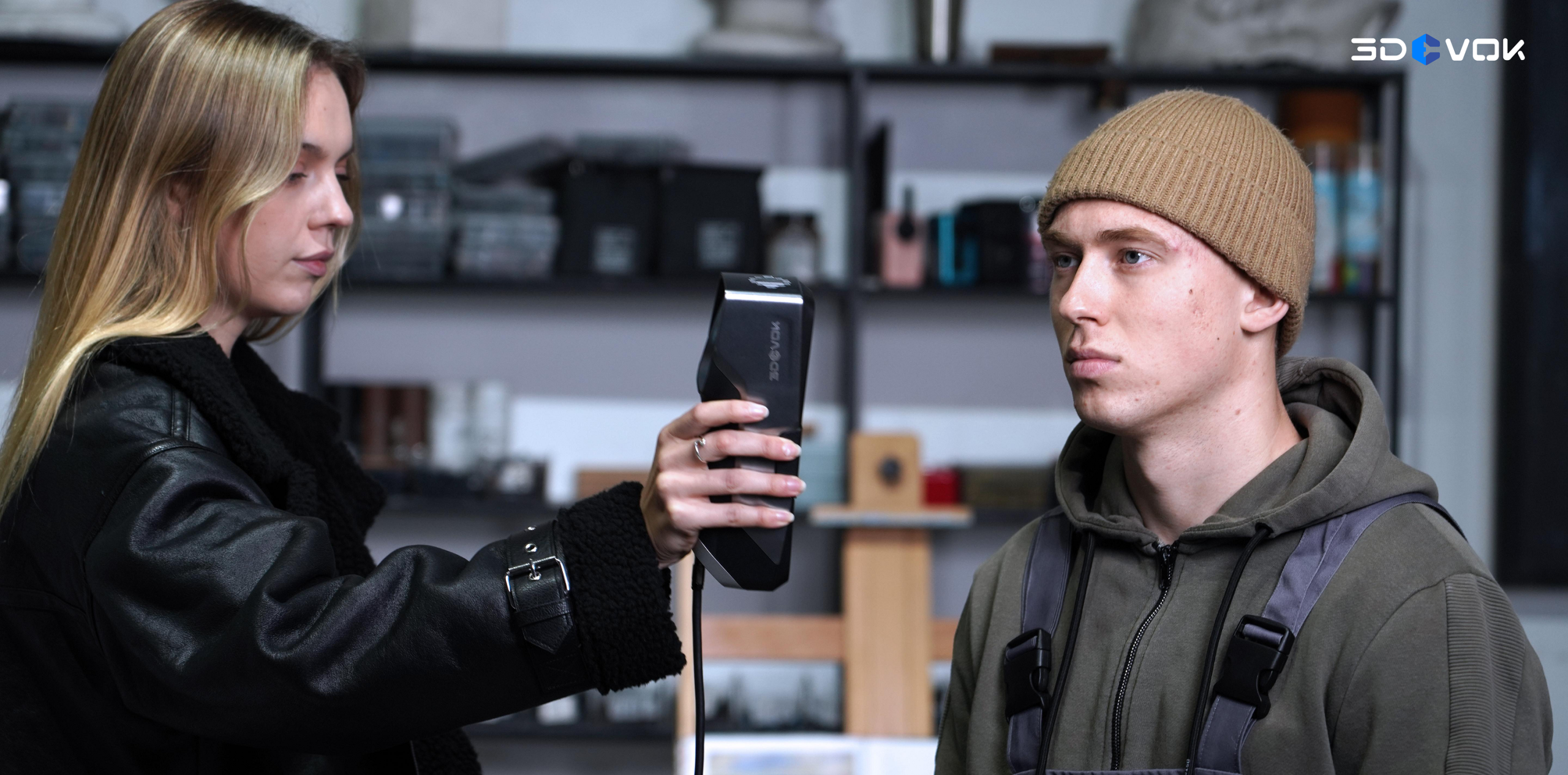 3DeVOK MT 3D scanner scans human faces