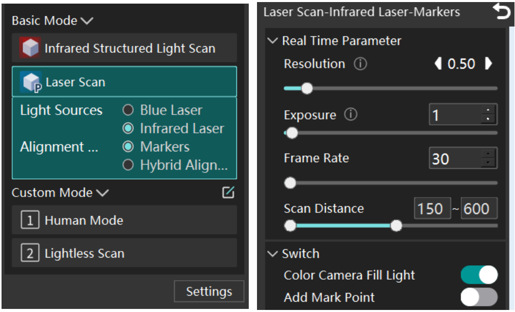 How to Scan a Color Model Using Infrared Marker Mode in 3DeVOK Studio scanning software