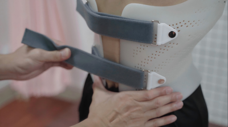Molded to fit the human torso