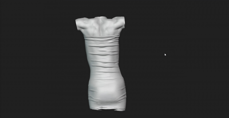 Torso 3D scan data